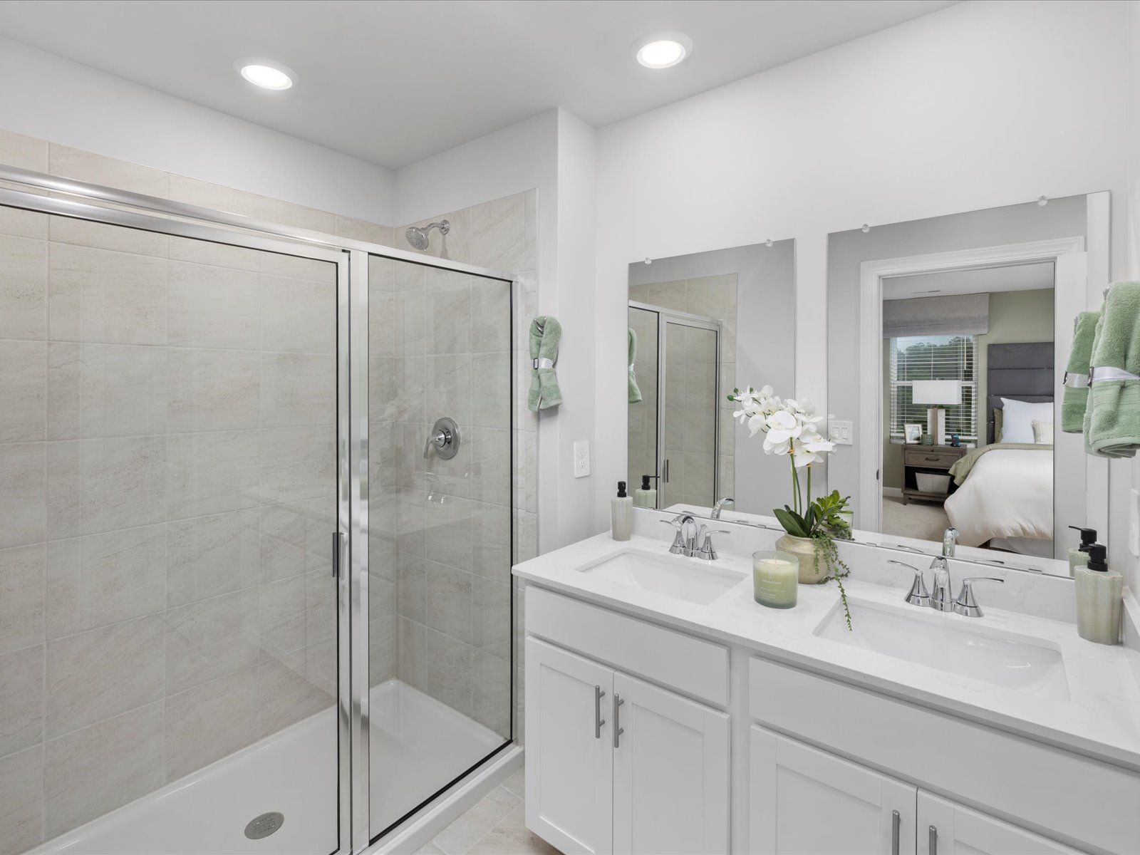 Welcome home to the Amber floorplan modeled at Valentine Townes in Greer, SC.