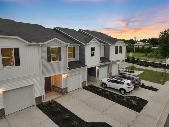 Welcome home to the Amber floorplan modeled at Valentine Townes in Greer, SC.