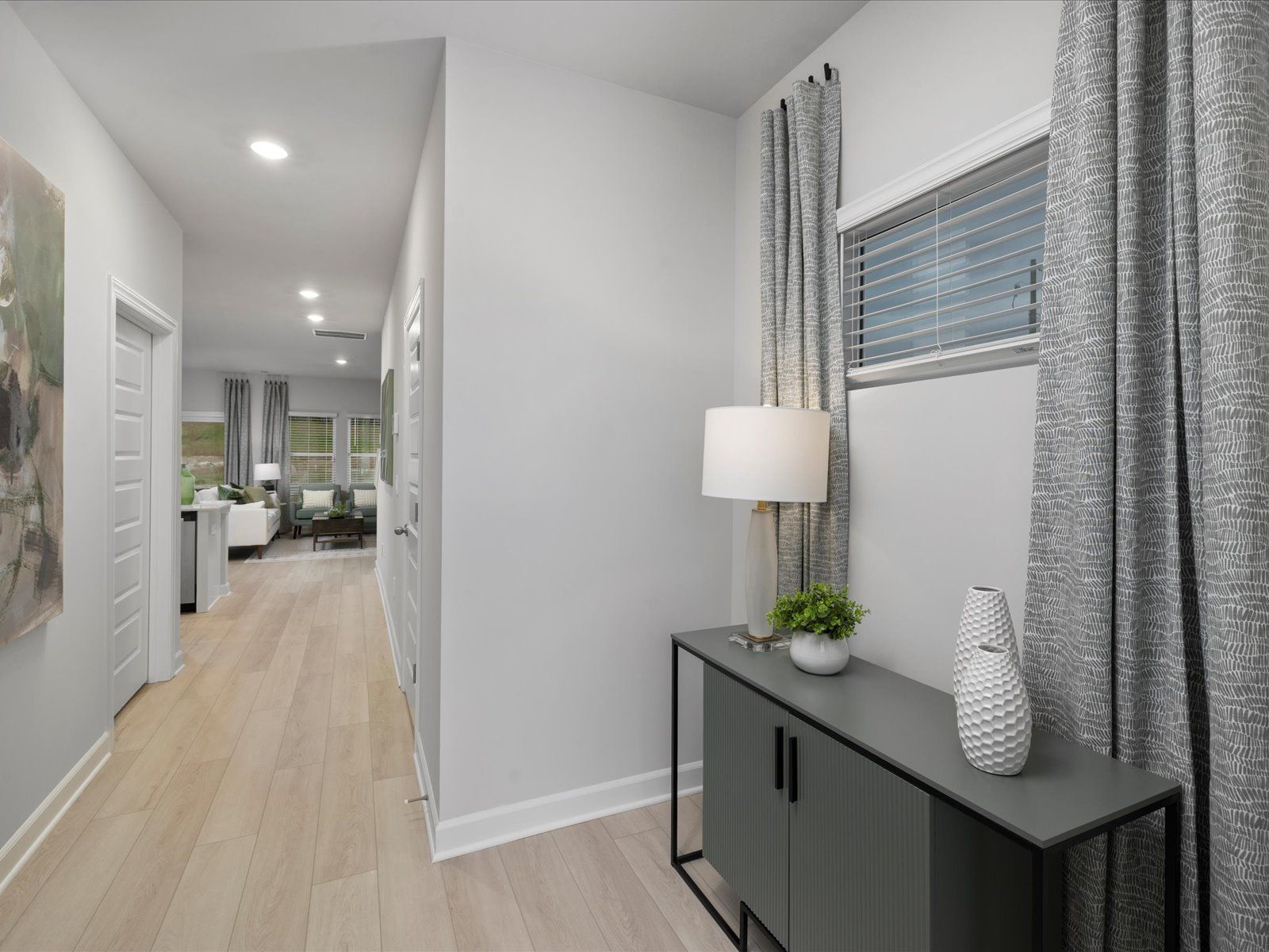 Welcome home to the Amber floorplan modeled at Valentine Townes in Greer, SC.