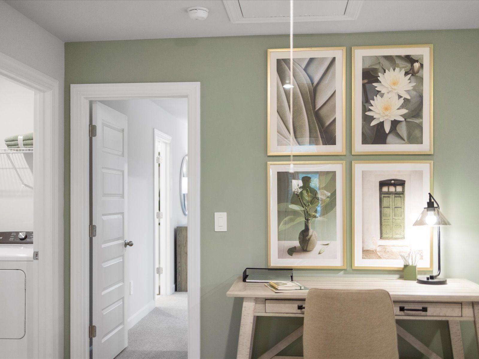 Welcome home to the Amber floorplan modeled at Valentine Townes in Greer, SC.