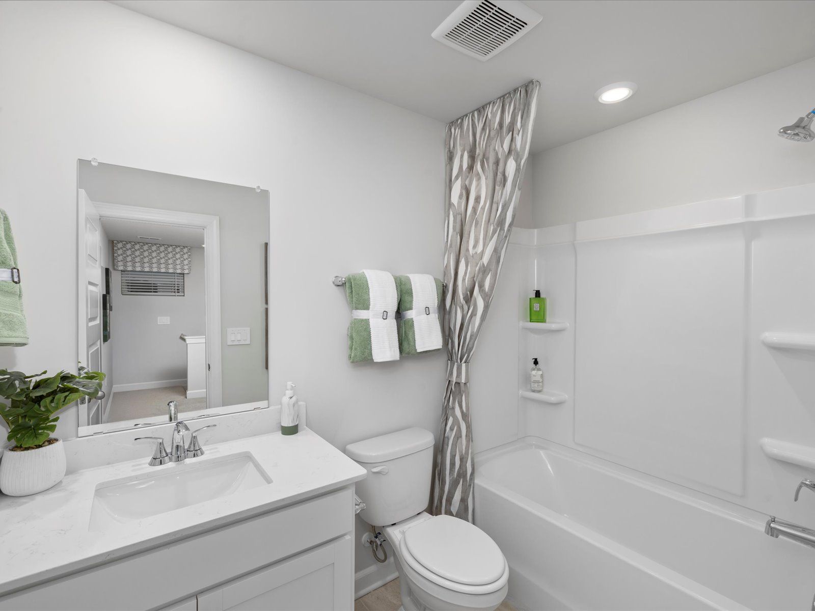 Welcome home to the Amber floorplan modeled at Valentine Townes in Greer, SC.