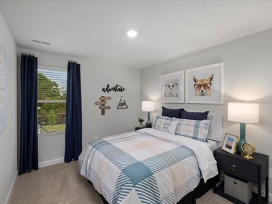 Welcome home to the Amber floorplan modeled at Valentine Townes in Greer, SC.