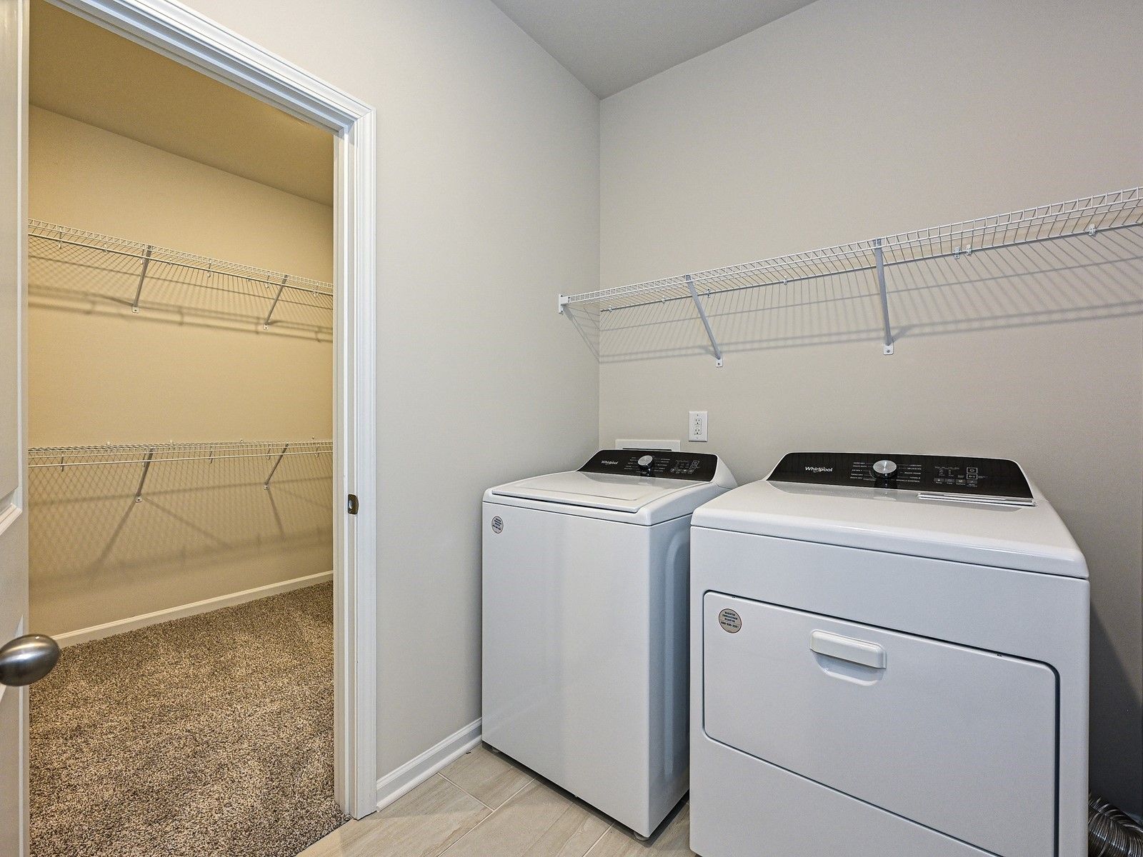 Laundry day can be a breeze with room to sort and organize your essentials.