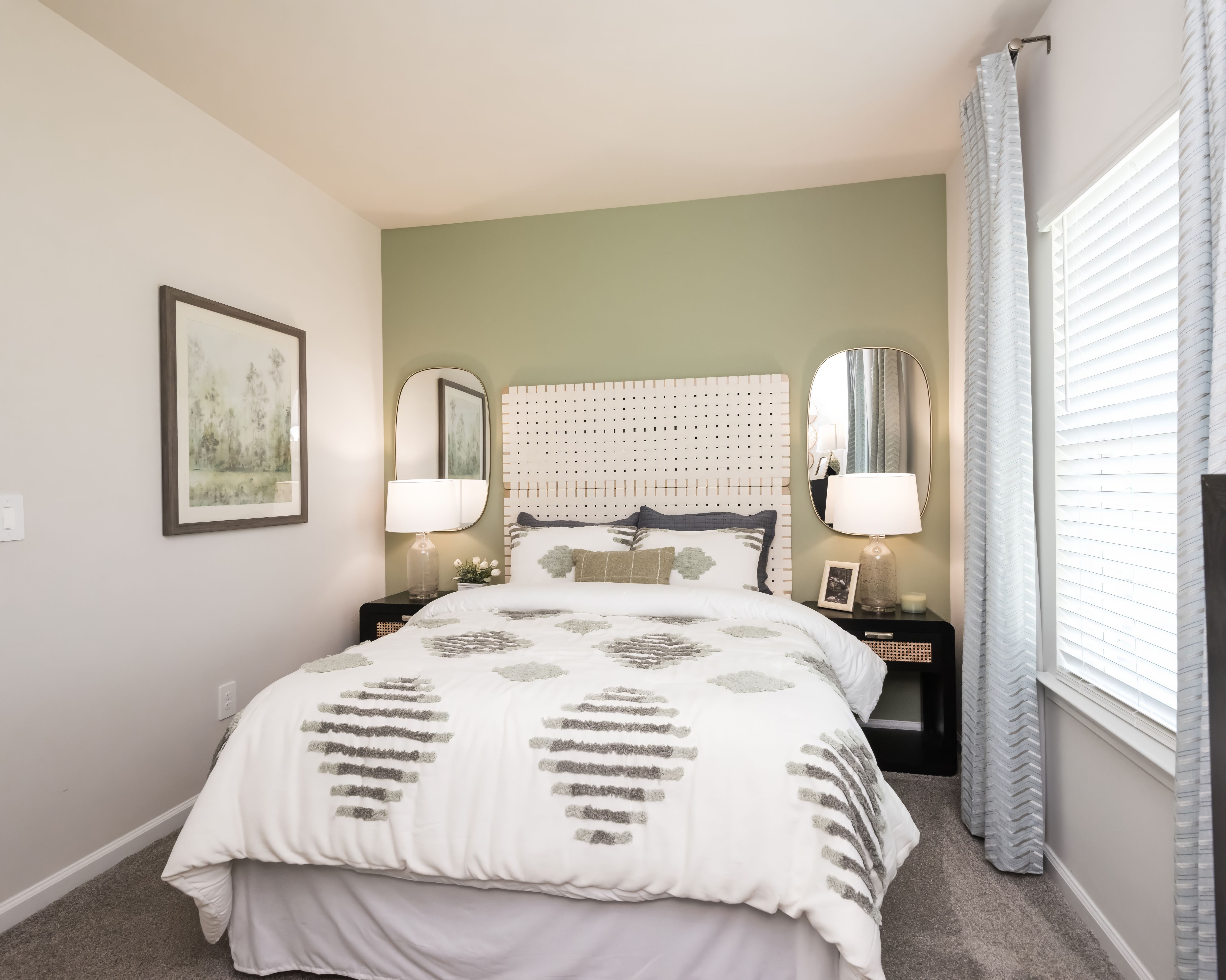 The Roswell floorplan features three secondary bedrooms.