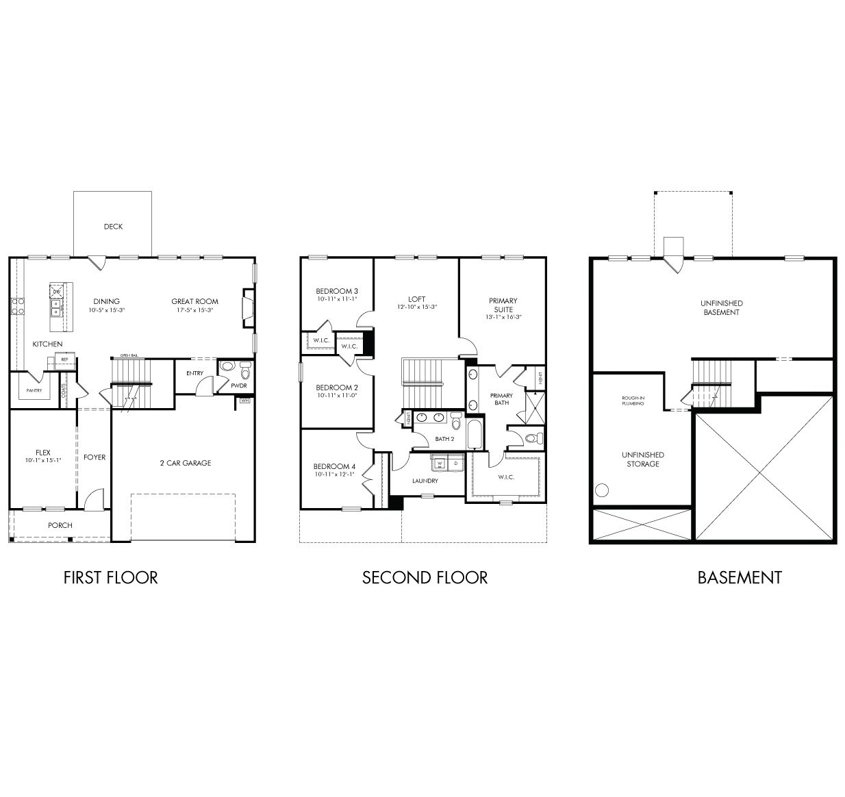 Dakota Basement floor plan