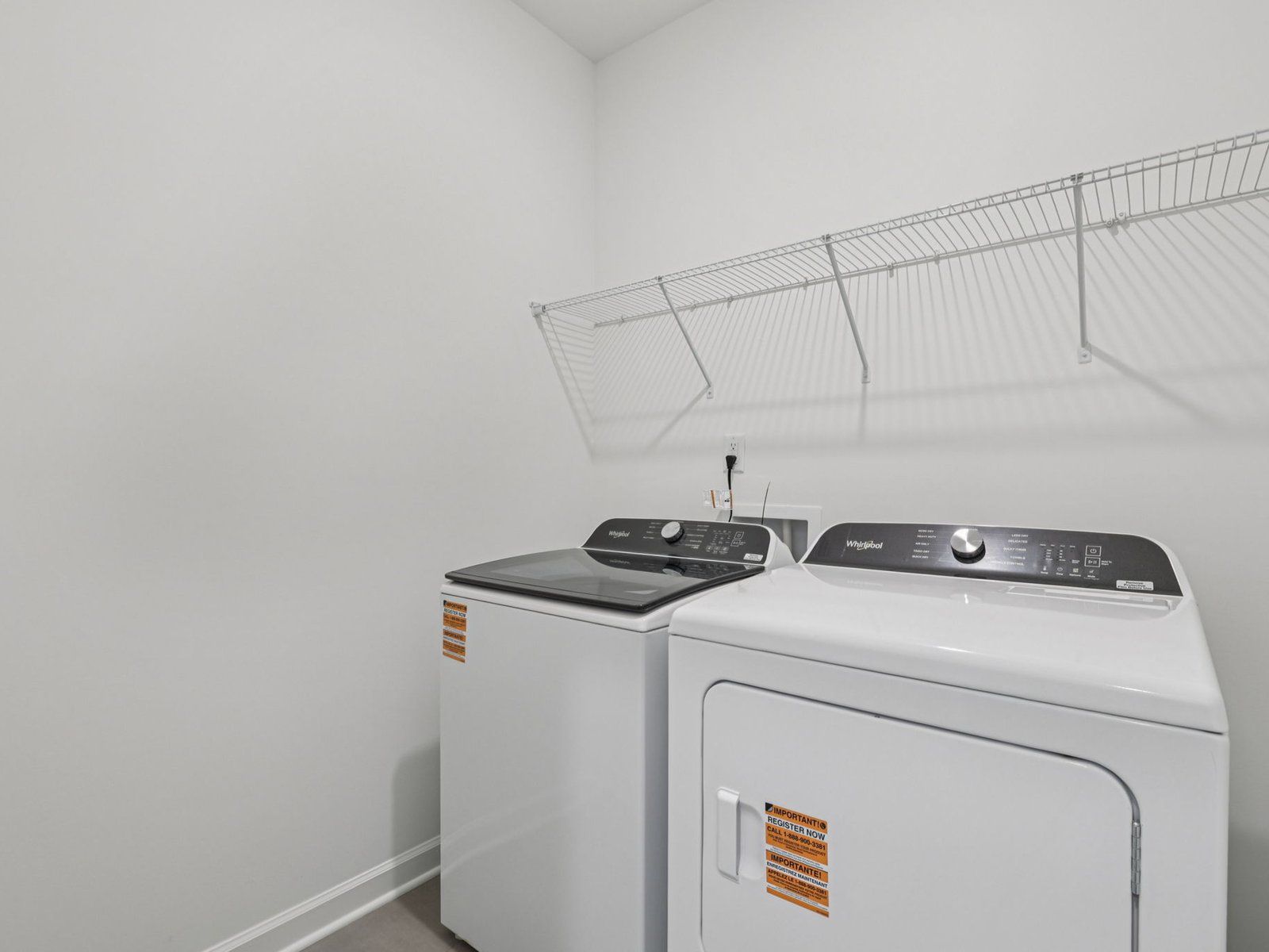 Laundry day can be a breeze with more space to organize your cleaning essentials.