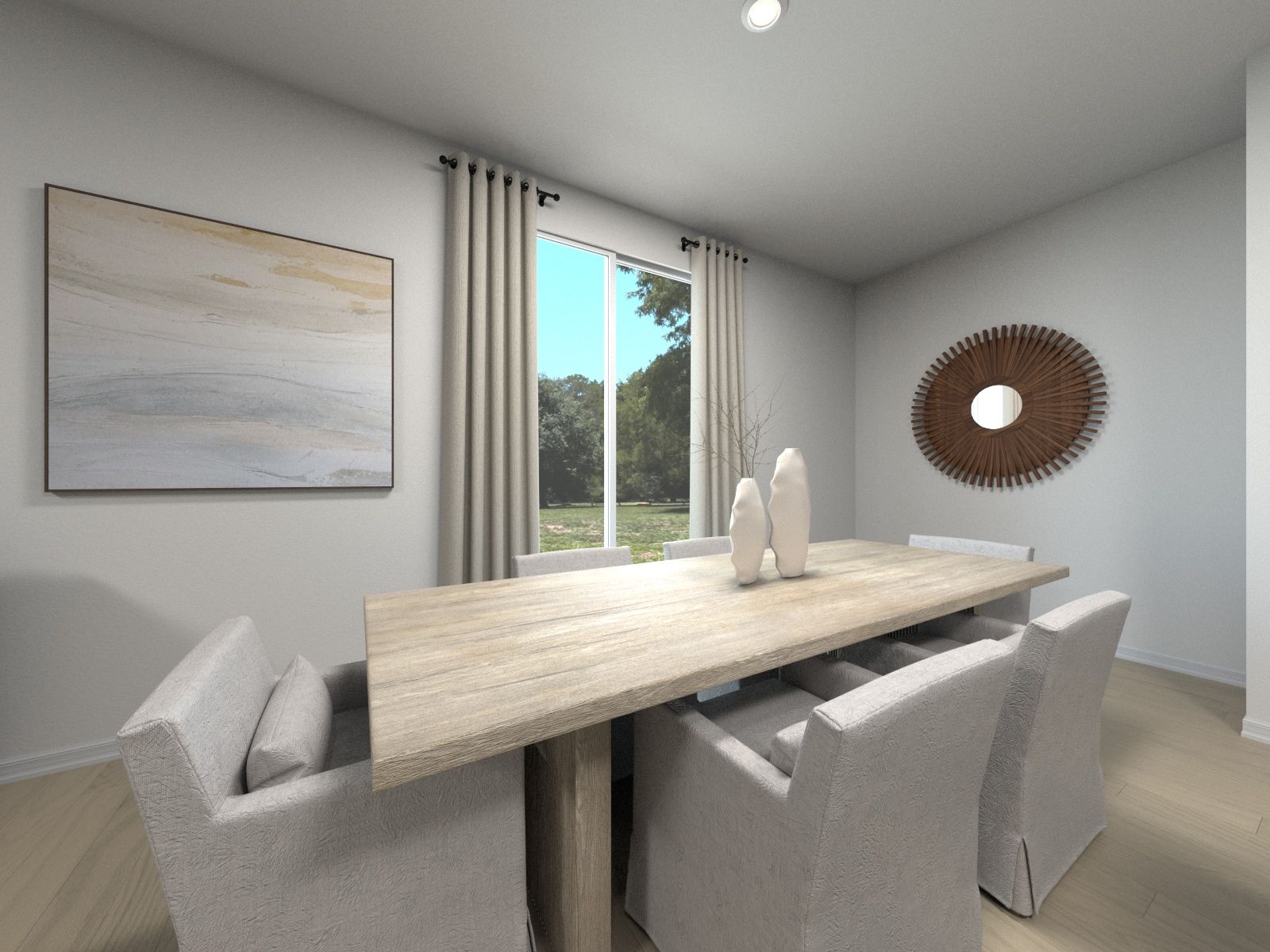 Dining Area Rendering