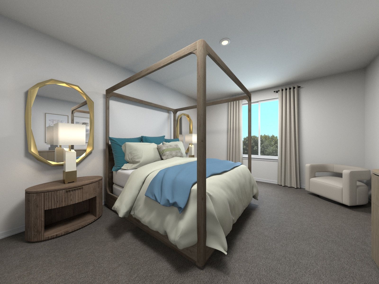 Primary Bedroom Rendering