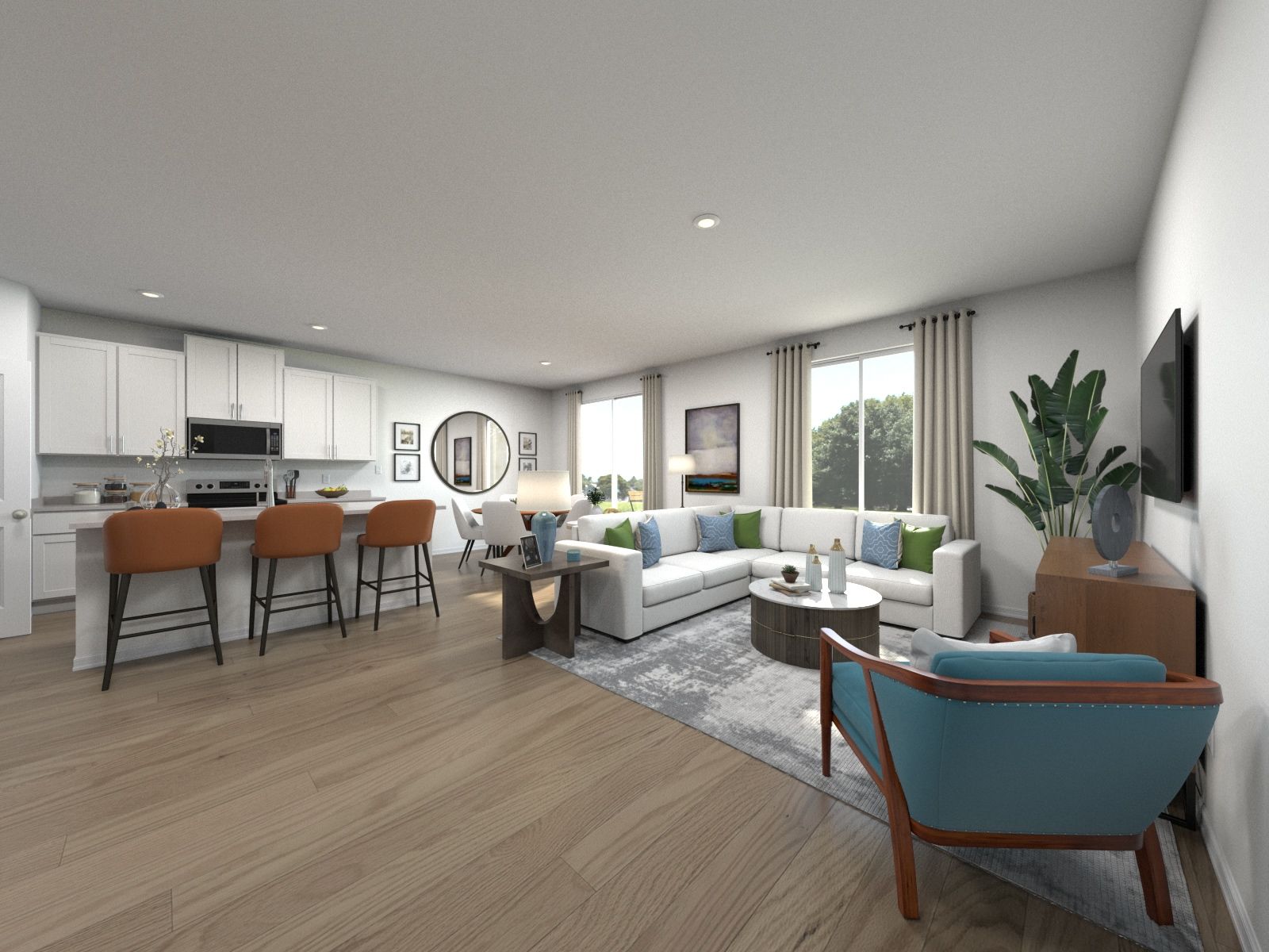 Rendering of the Gardenia Great Room