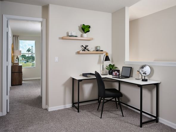 Loft in the Bronze floorplan modeled at Fontana