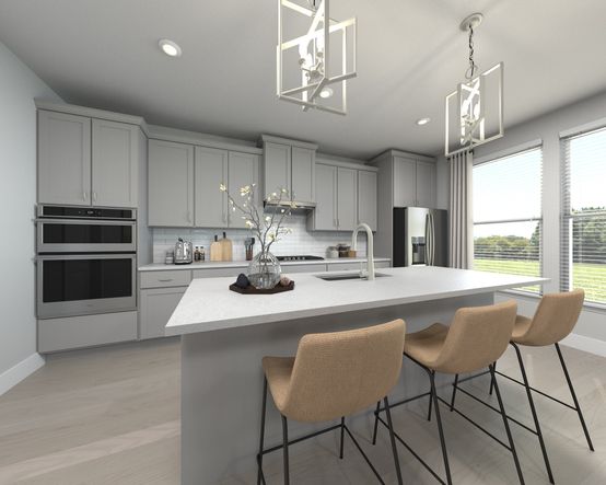 Skip takeout and prep dinner in the well-appointed kitchen.