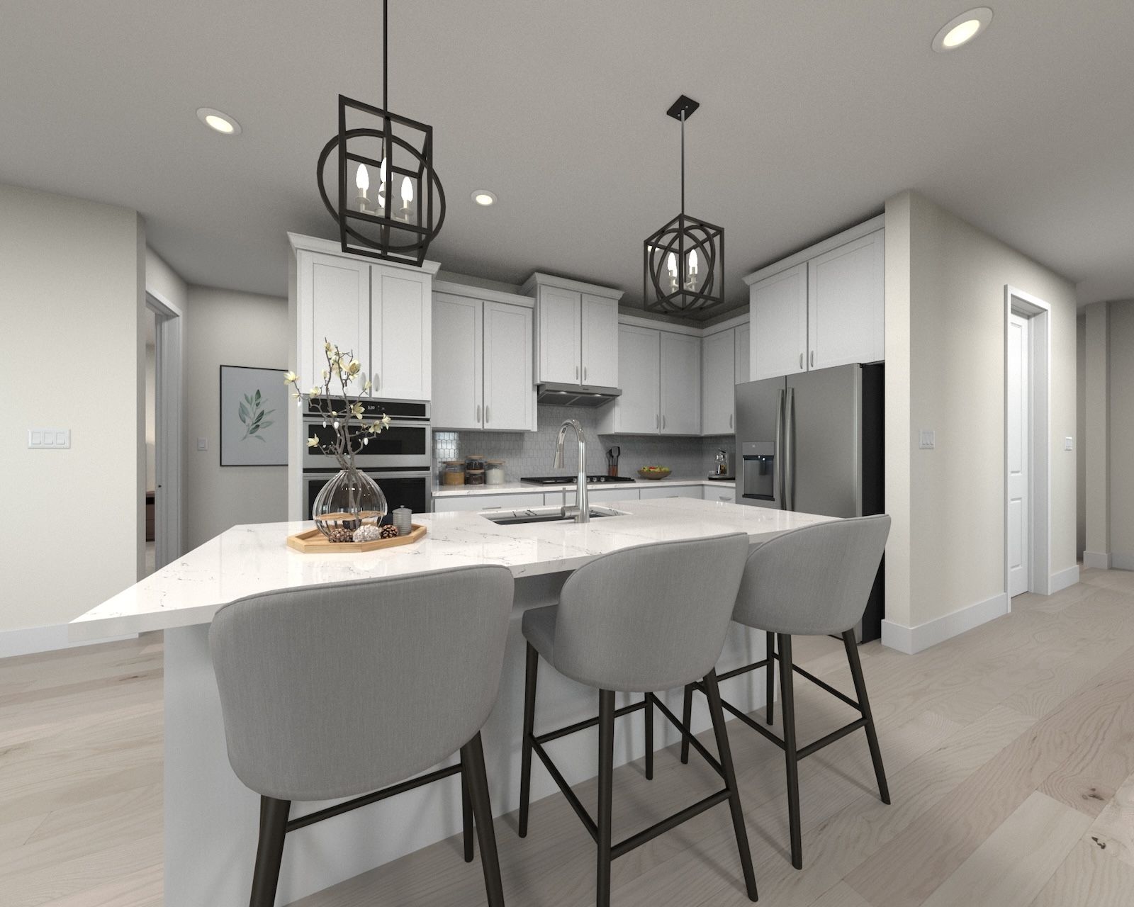 Skip takeout and prep dinner in the well-appointed kitchen.