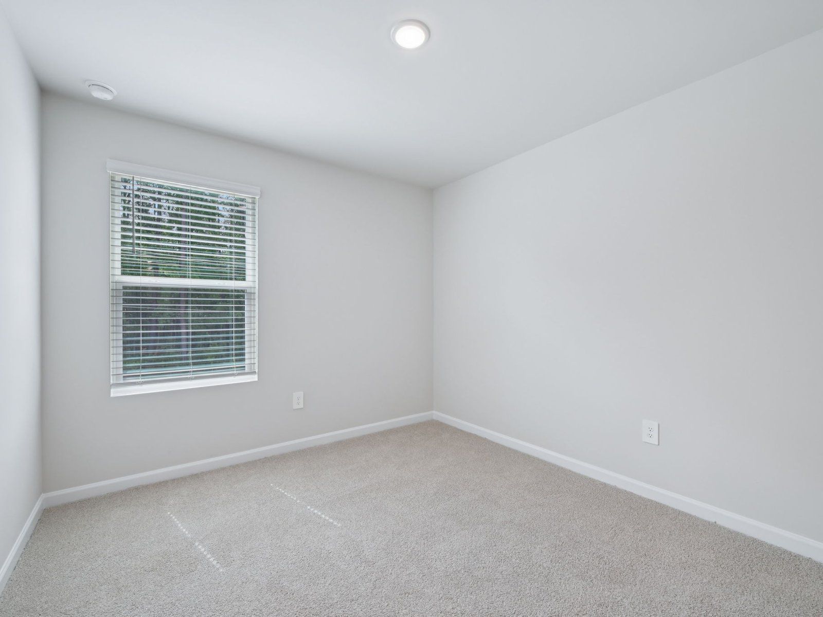 Secondary bedroom in the Bloomfield floorplan at Cadence Meadows Townes in Zebulon, NC.