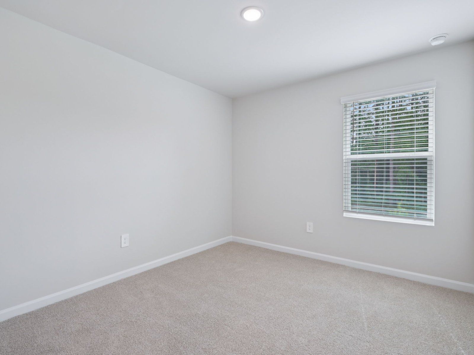 Secondary bedroom in the Bloomfield floorplan at Cadence Meadows Townes in Zebulon, NC.