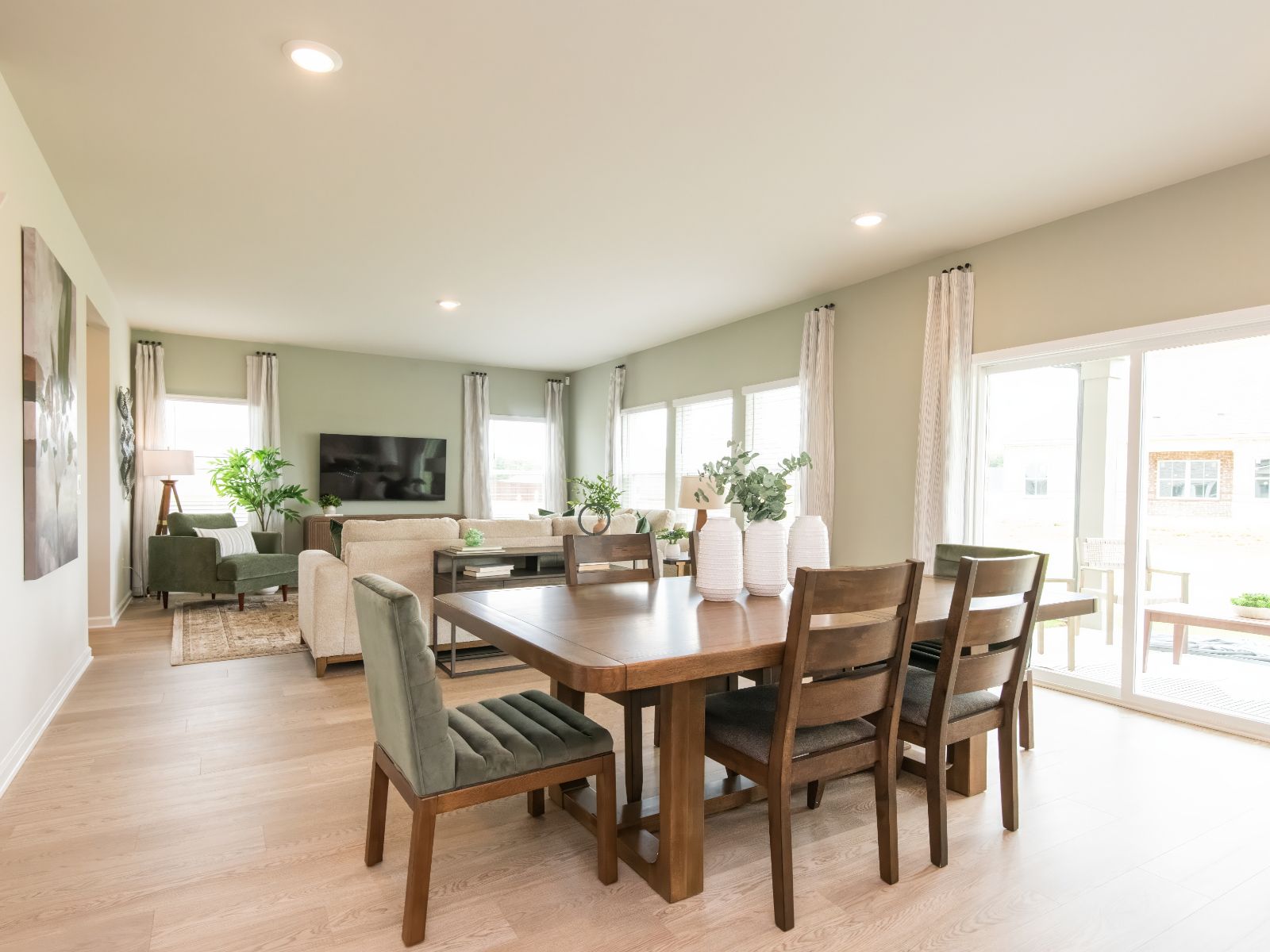 Our open-concept floorplan makes hosting a breeze.