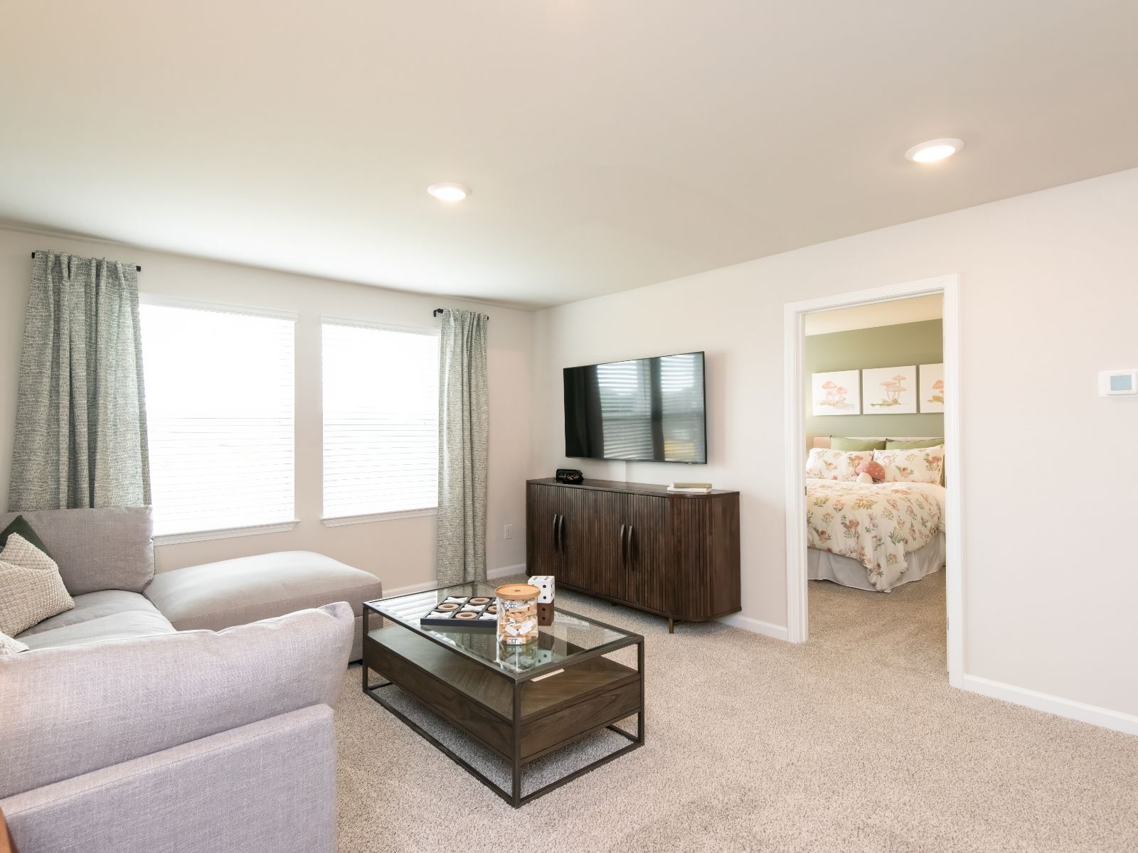 Host game night with guests in the upstairs loft.