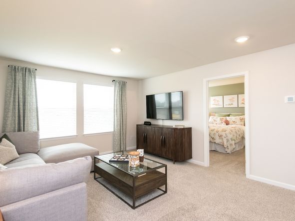Host game night with guests in the upstairs loft.