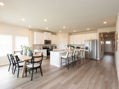 Enjoy your favorite meals in the modern kitchen.