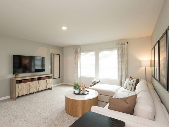 Curl up with a good book in the cozy upstairs loft.
