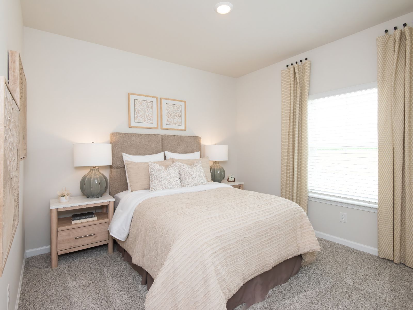 The Northbrook floorplan includes three secondary bedrooms.