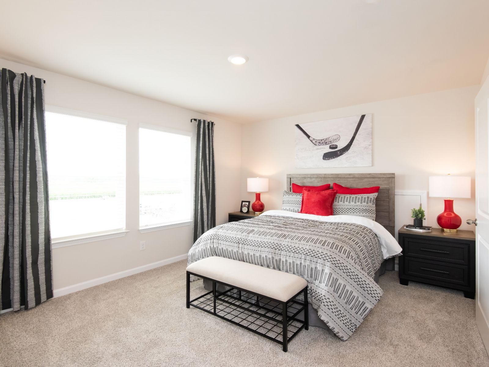 Turn a secondary bedroom into a private guest space.