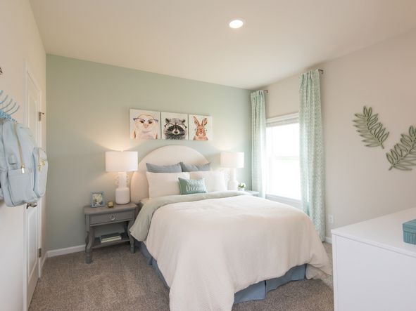 Each secondary bedroom can be customized to fit your needs.