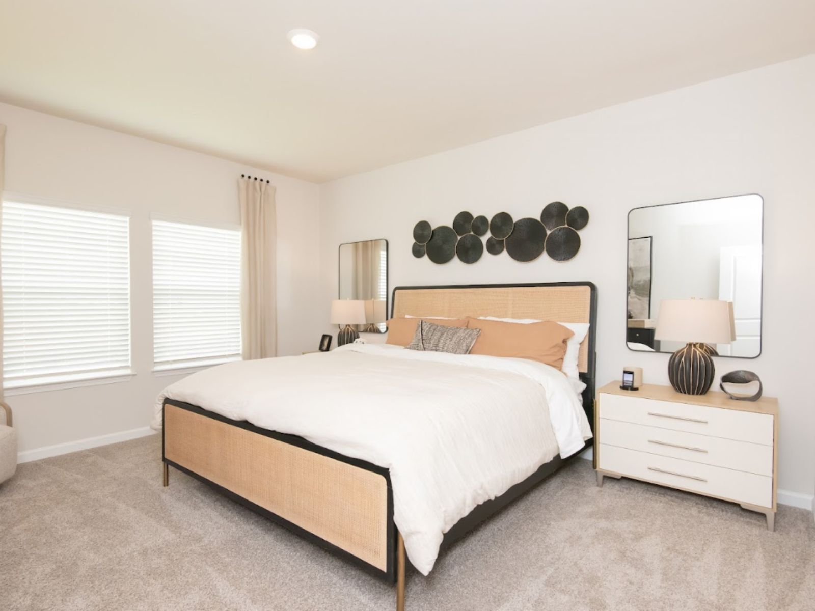 The primary suite is a private retreat to relax and unwind.