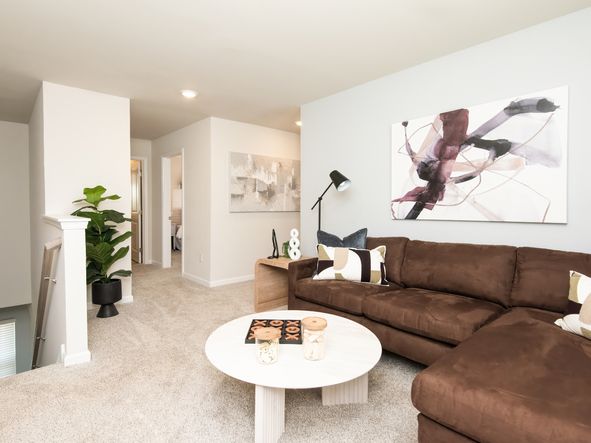 The loft conveniently leads to each upstairs bedroom.
