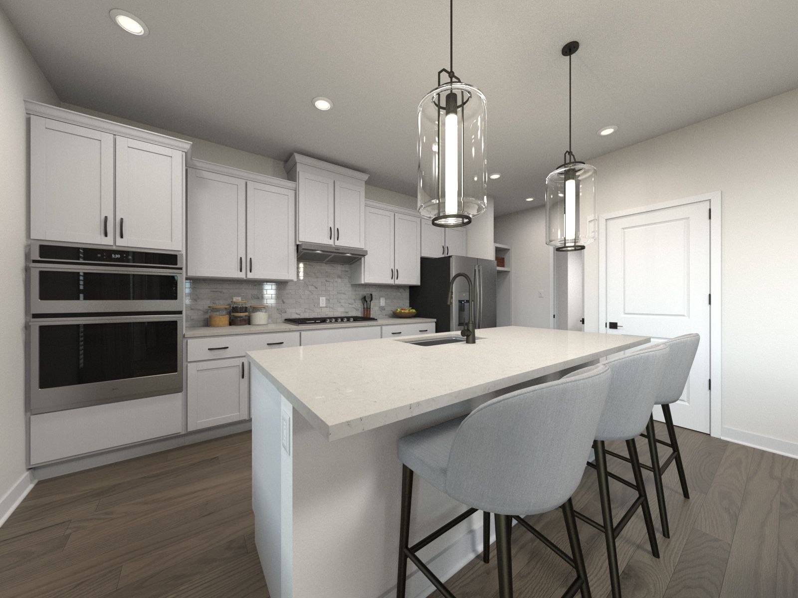 Skip takeout and prep dinner in the well-appointed kitchen.