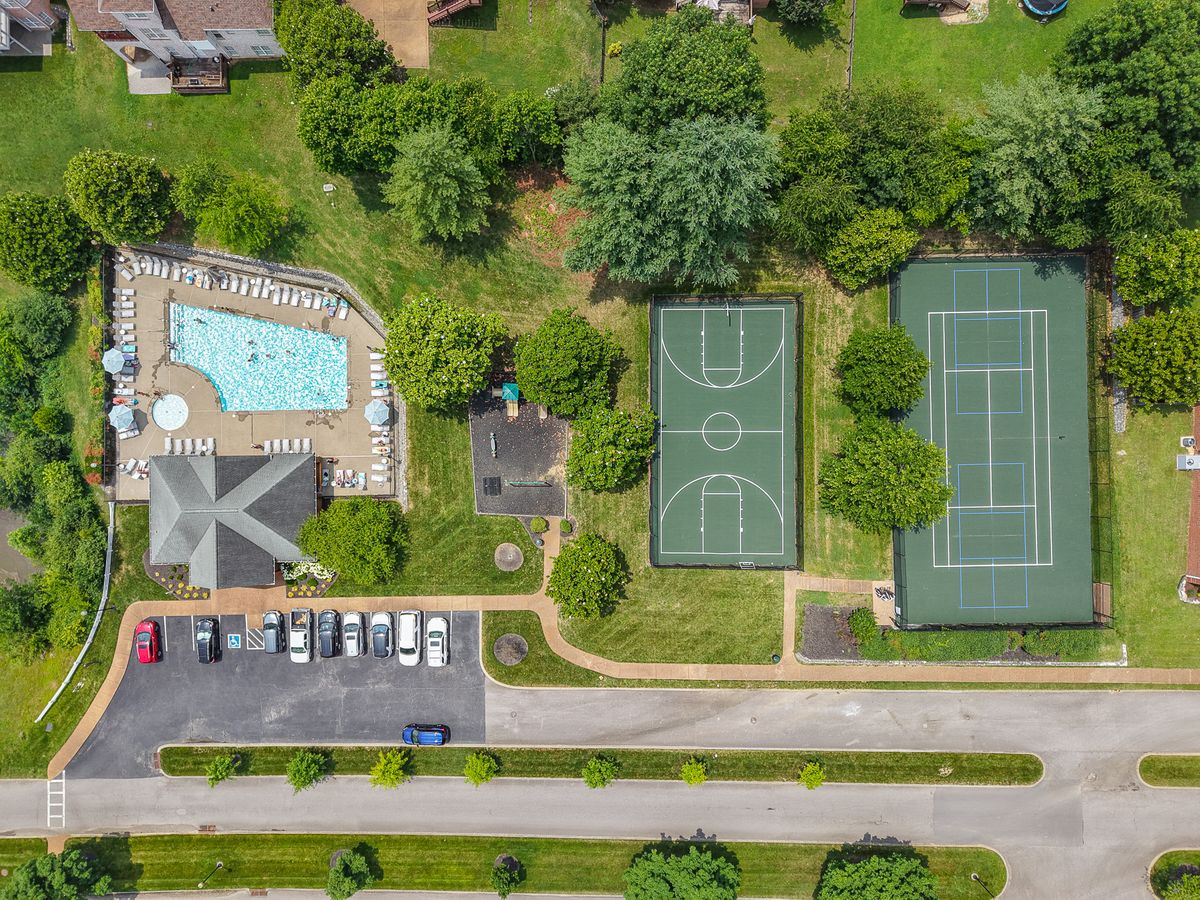 Enjoy community amenities at Mansker Farms including swimming pools, and tennis courts.