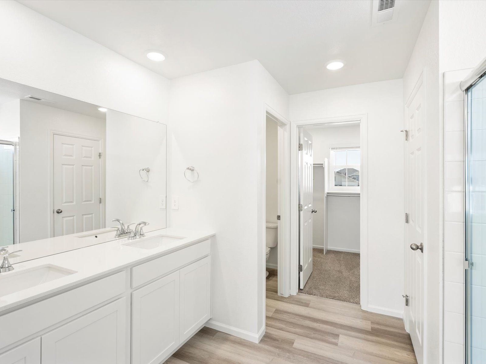 The Monarch floorplan image taken at a Meritage Homes community in Johnstown, CO.