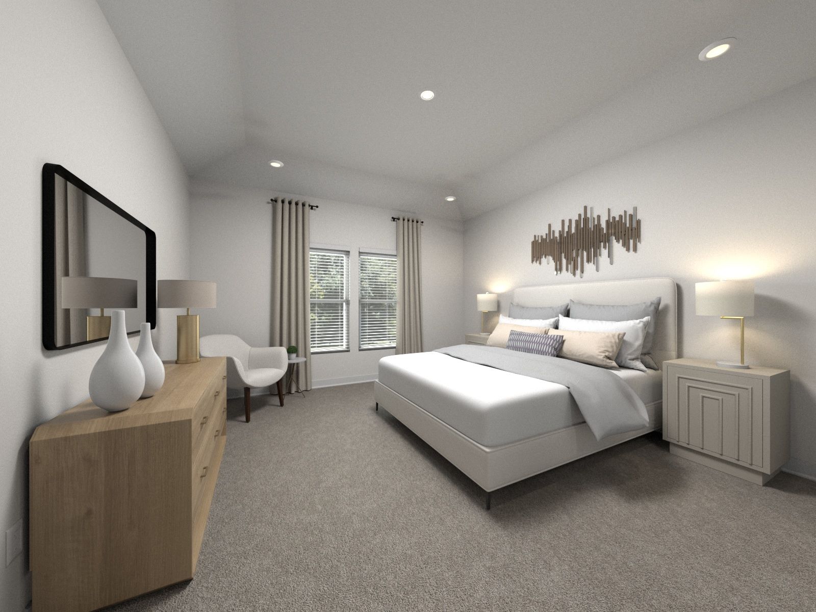 The primary suite offers a private retreat.