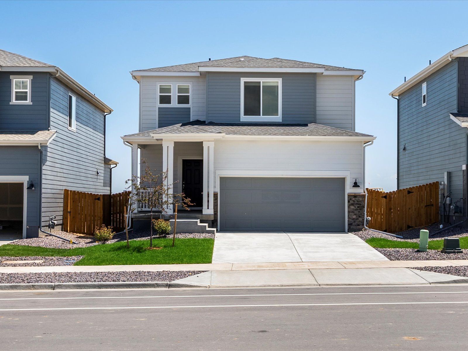 The Flatiron floorplan image taken at a Meritage Homes community in Greeley, CO.
