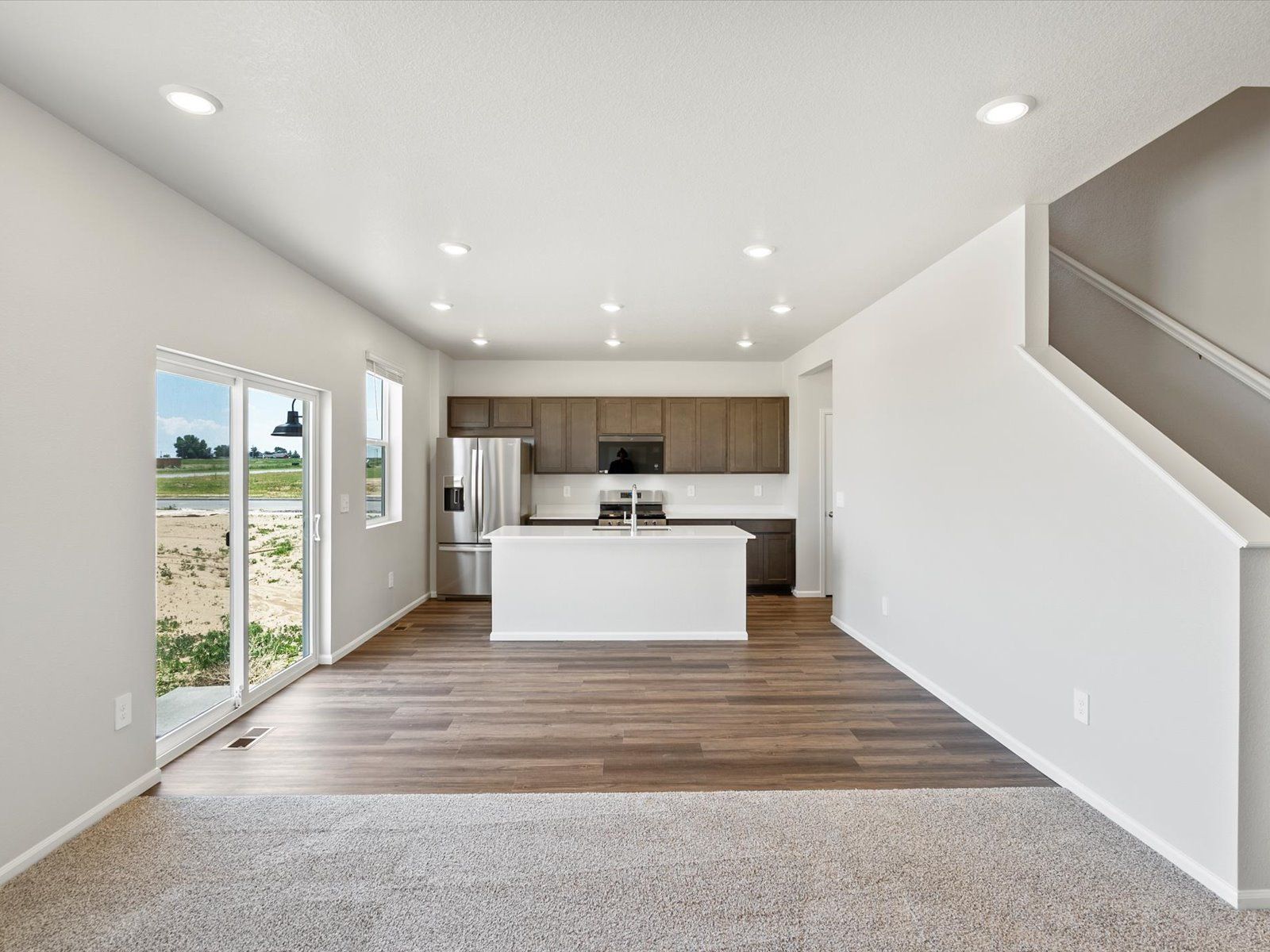 The Flatiron floorplan image taken at a Meritage Homes community in Greeley, CO.