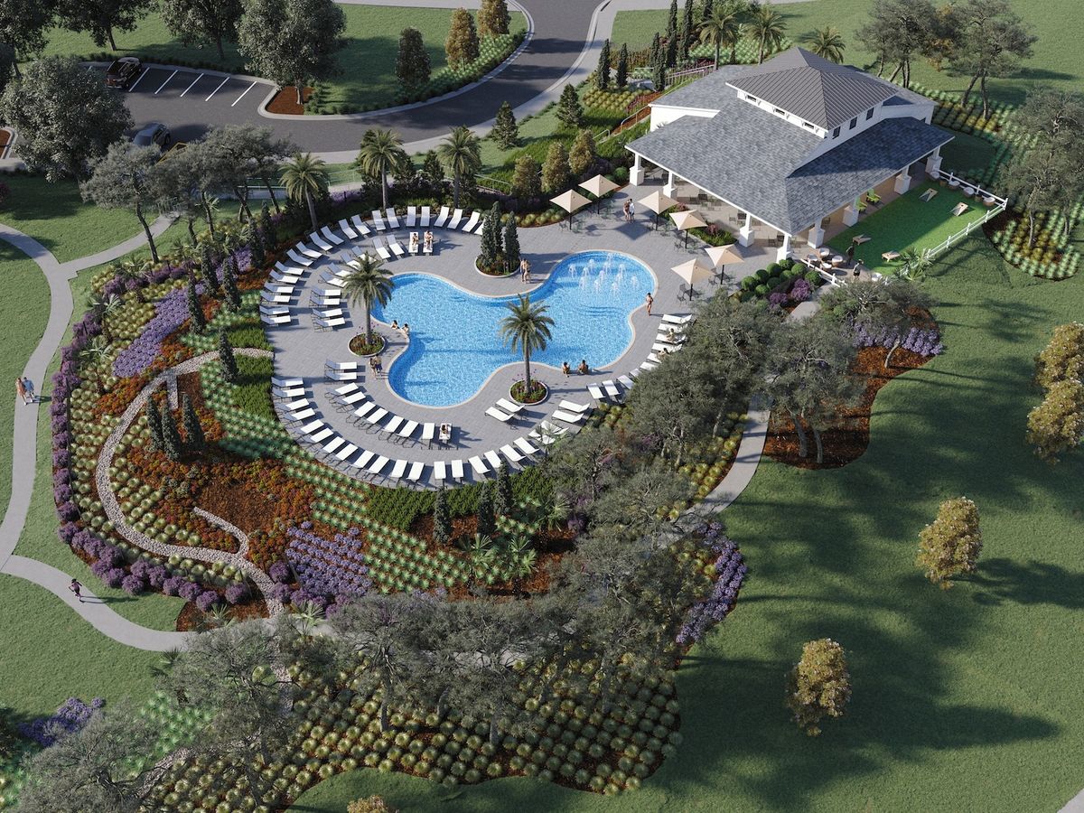 Rendering of the Amenities at Benton Hills.