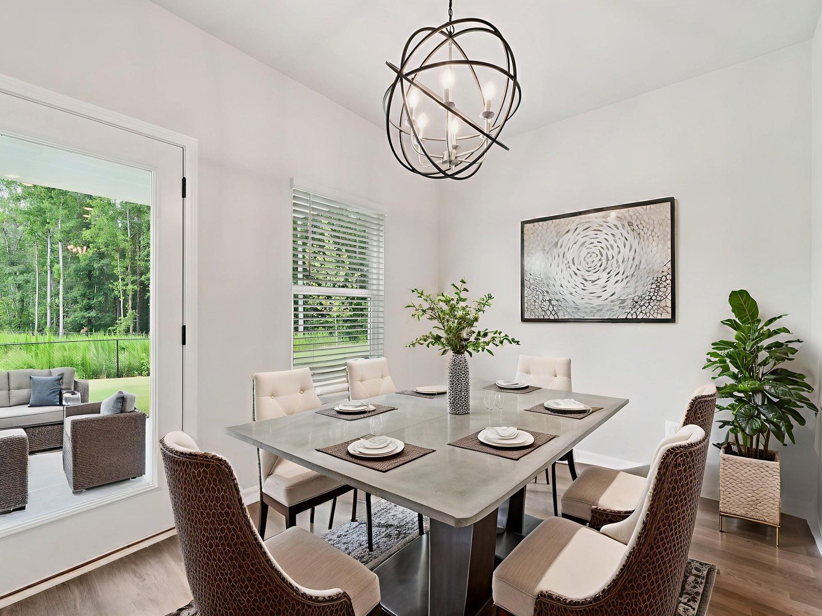 The Chatham floorplan with the Divine Harbor interior package.
