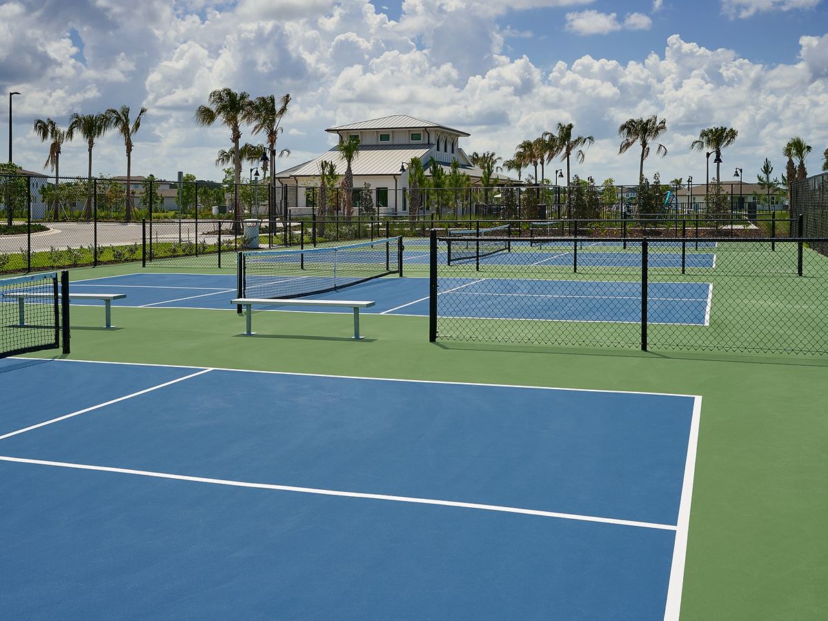 The Magnolia Bay Amenity Center Courts.