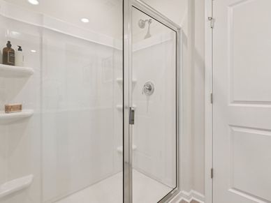 The Oakland floorplan with the Fresh Grey interior package modeled at Artisan Walk.