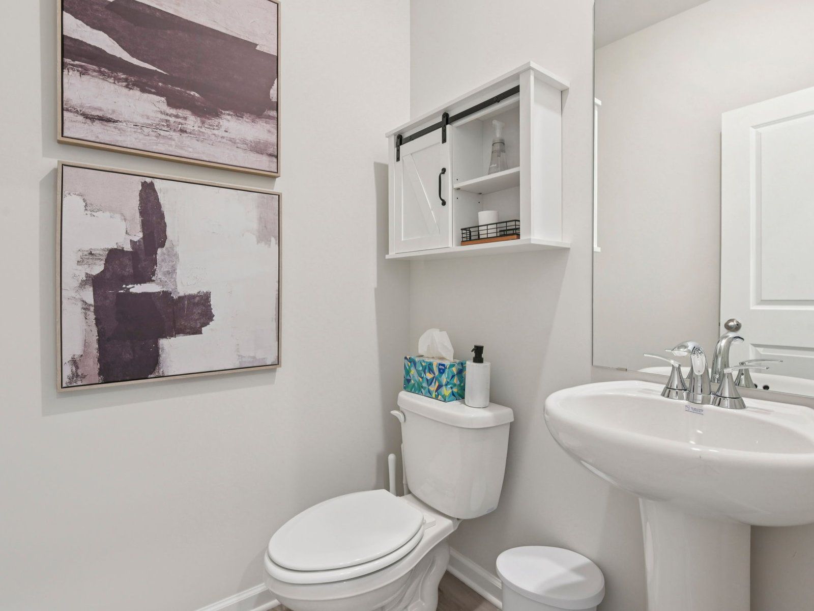 The Oakland floorplan with the Fresh Grey interior package modeled at Artisan Walk.