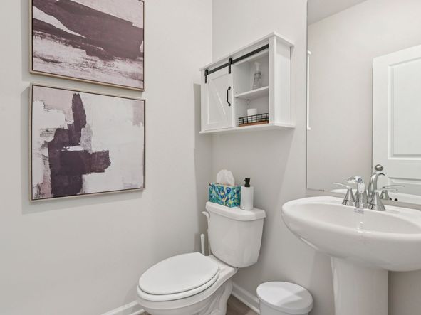 The Oakland floorplan with the Fresh Grey interior package modeled at Artisan Walk.