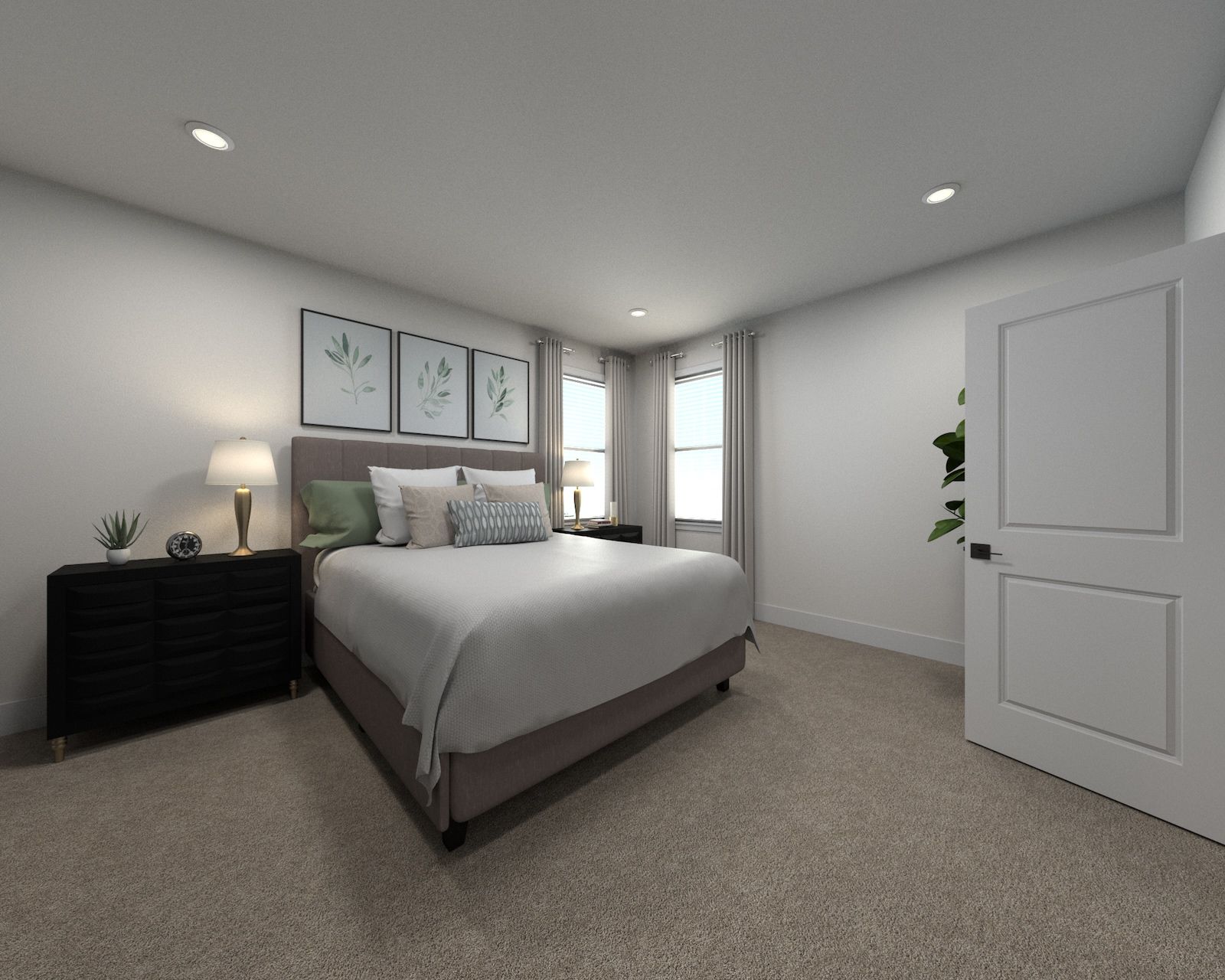 The primary suite offers a private retreat.
