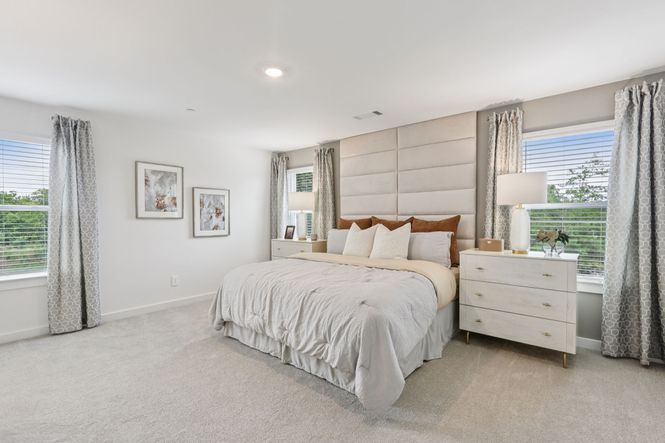 The primary suite offers a private retreat.