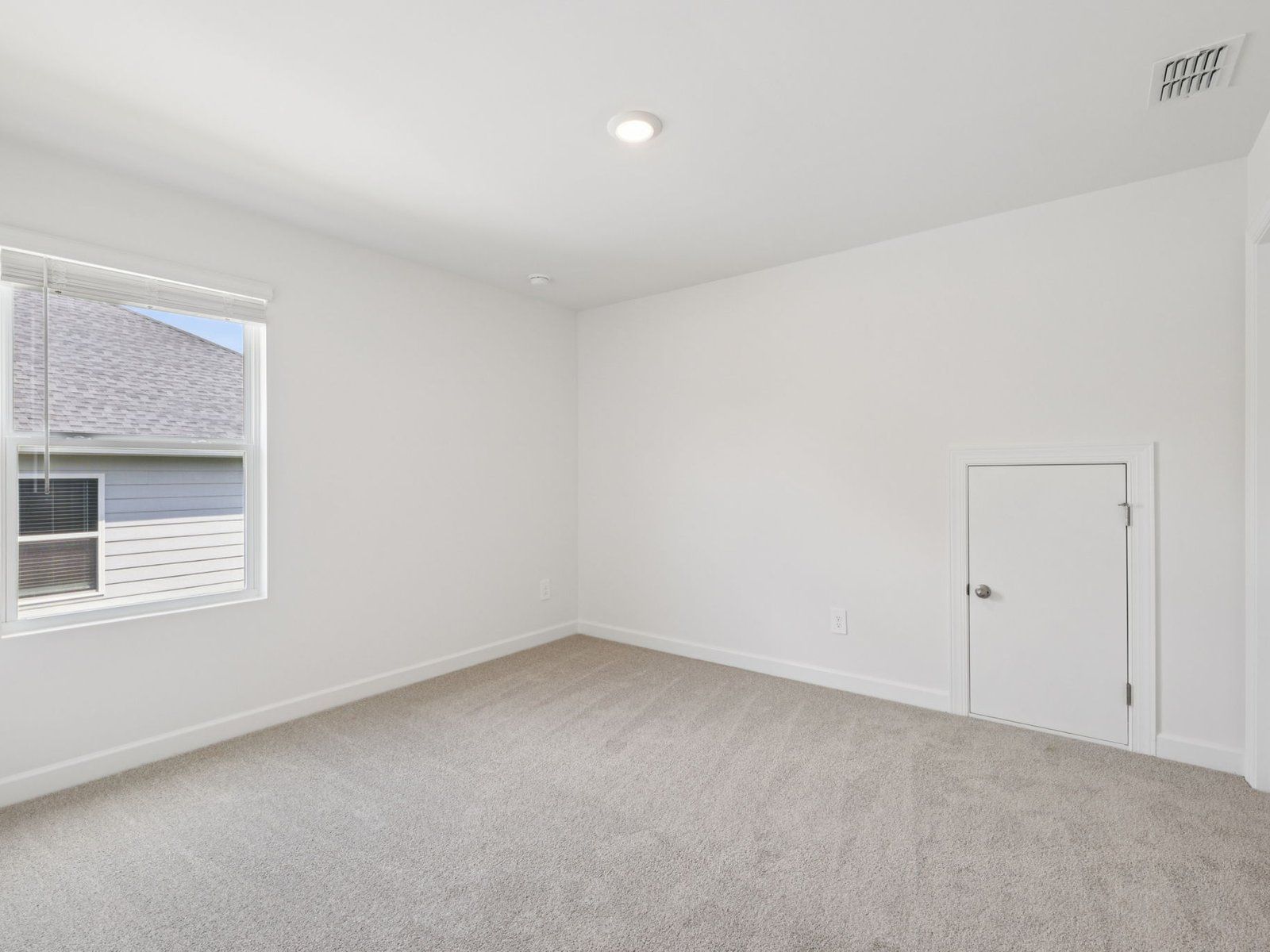 This secondary bedroom makes for a great home office.