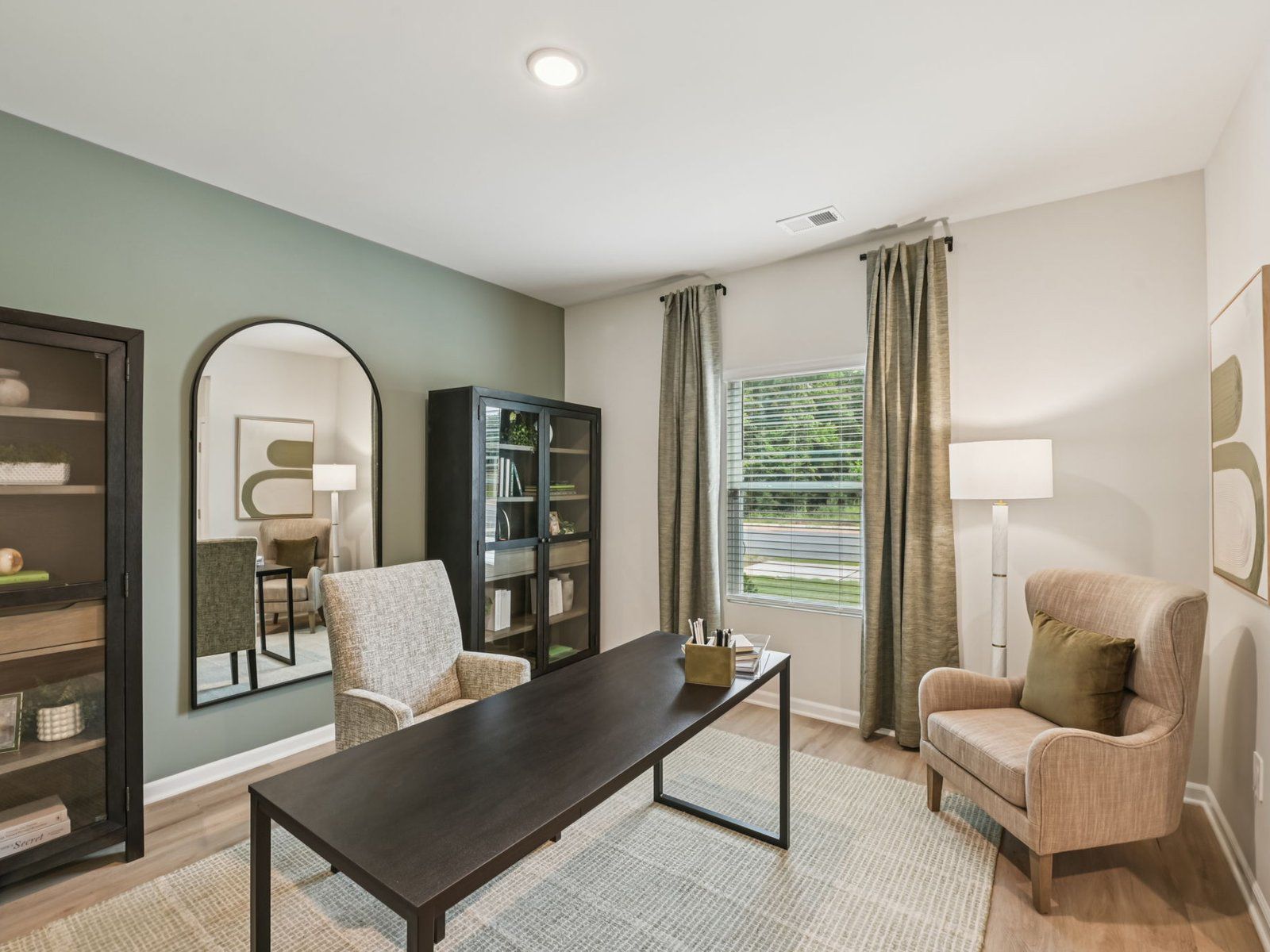 Flex room in the Chatham floorplan at a Meritage Homes community in Mebane, NC.