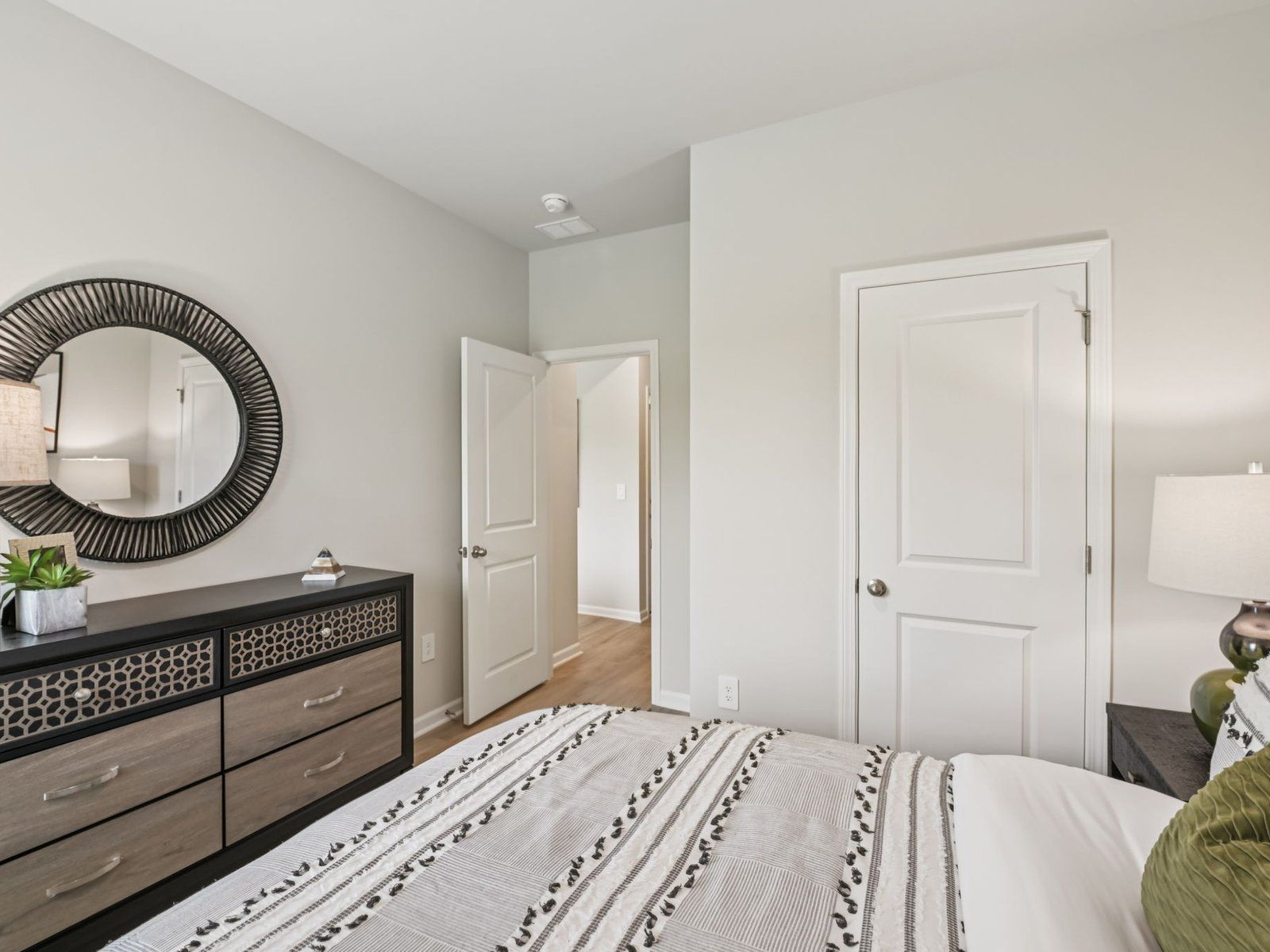 Secondary bedroom in the Chatham floorplan at a Meritage Homes community in Mebane, NC.