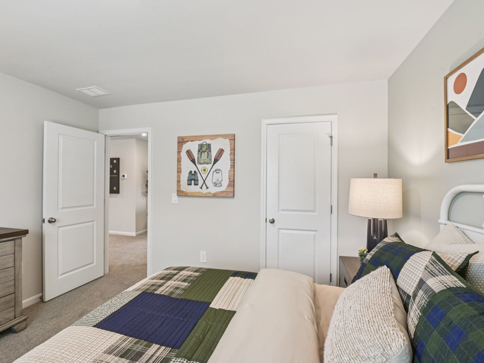 Secondary bedroom in the Chatham floorplan at a Meritage Homes community in Mebane, NC.