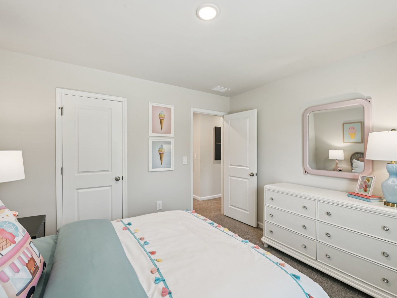 Secondary bedroom in the Chatham floorplan at a Meritage Homes community in Mebane, NC.