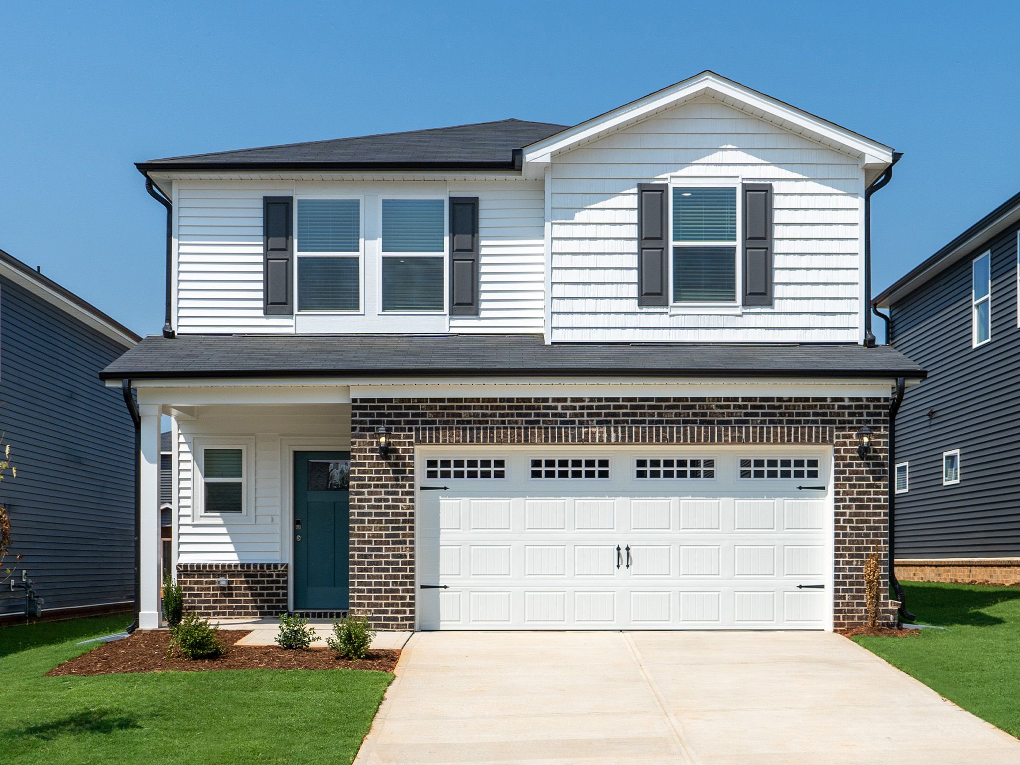 Paisley front exterior at a Meritage Homes community in Garner, NC.