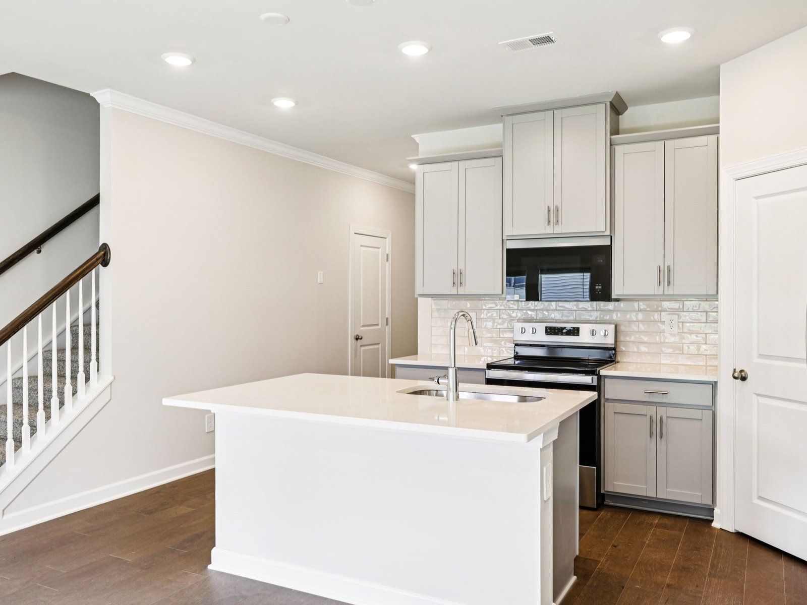 Turn the kitchen island into a bar counter for extra seating.