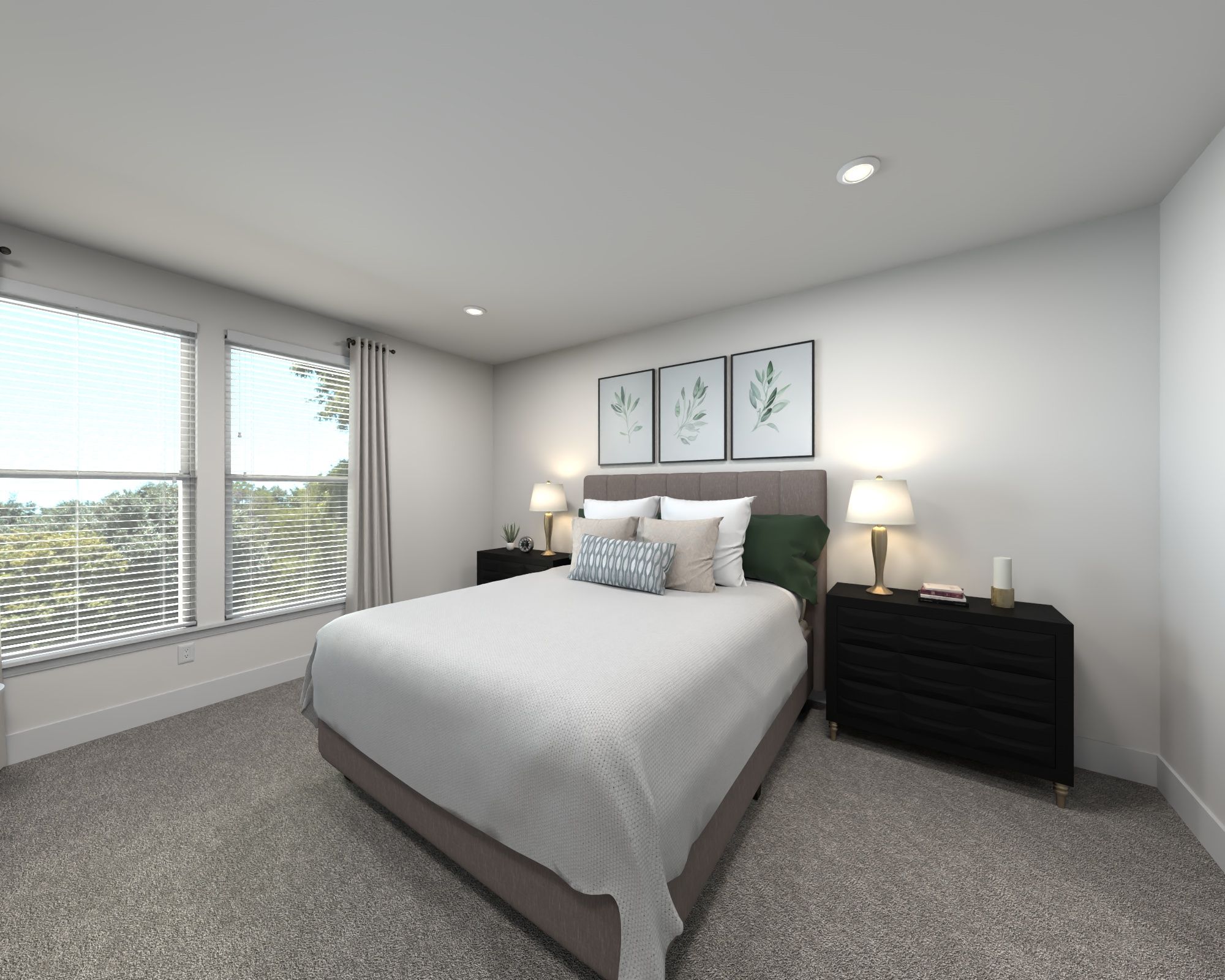 The primary suite offers a private retreat.